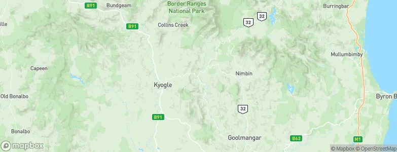 Cawongla, Australia Map