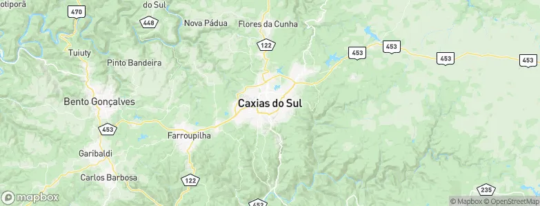 Caxias do Sul, Brazil Map