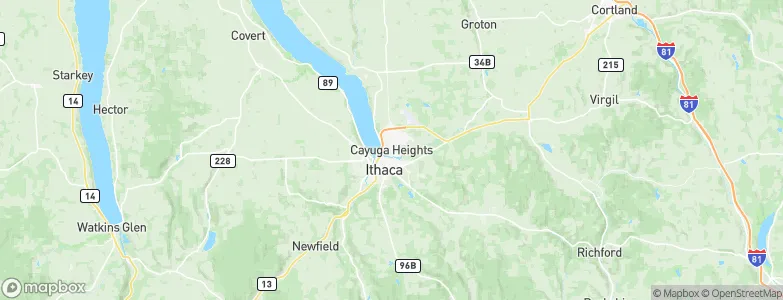 Cayuga Heights, United States Map