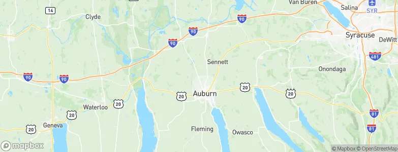 Cayuga, United States Map