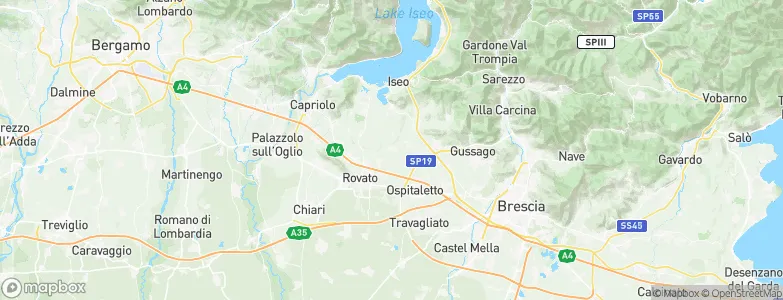Cazzago San Martino, Italy Map