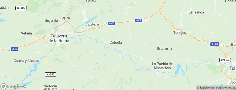 Cebolla, Spain Map