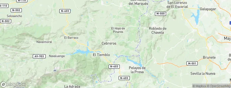 Cebreros, Spain Map