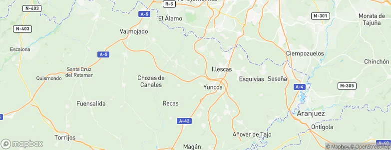 Cedillo del Condado, Spain Map