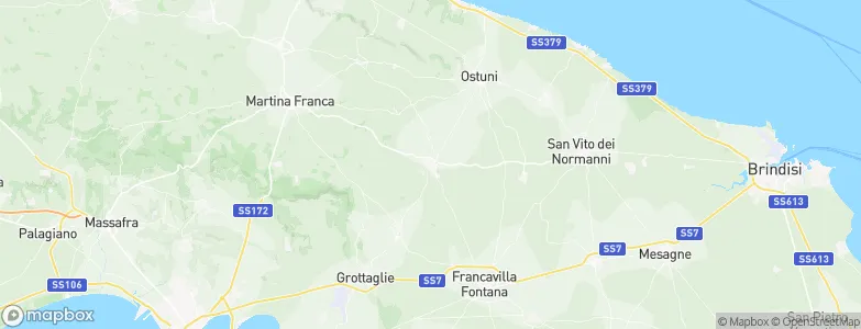 Ceglie Messapica, Italy Map