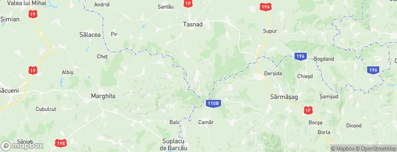 Cehal, Romania Map