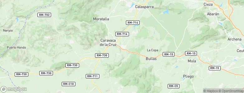 Cehegín, Spain Map