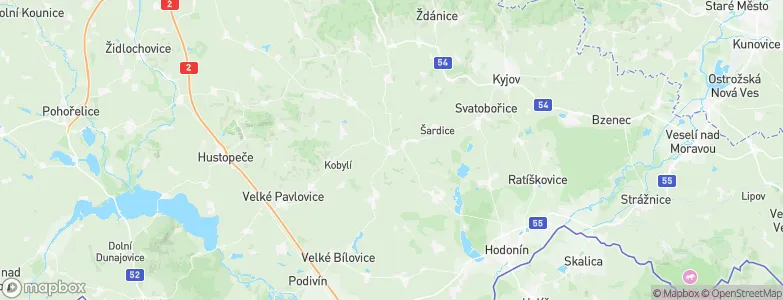 Čejč, Czechia Map