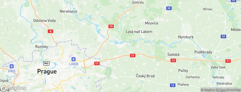 Čelákovice, Czechia Map