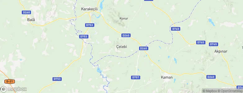 Çelebi, Turkey Map