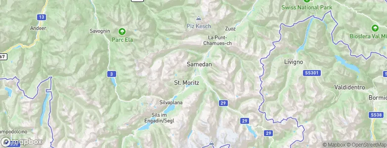Celerina, Switzerland Map