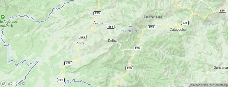 Celica, Ecuador Map