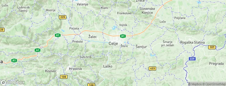 Celje, Slovenia Map
