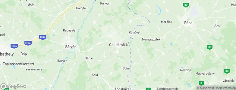 Celldömölk, Hungary Map
