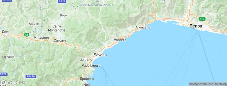 Celle Ligure, Italy Map