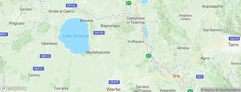 Celleno, Italy Map