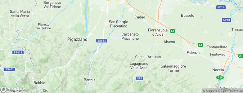 Celleri, Italy Map