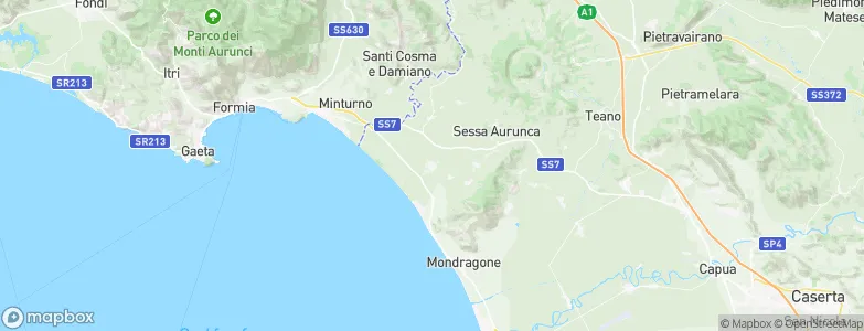 Cellole, Italy Map