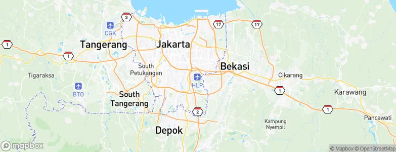 Cempaka-udik, Indonesia Map