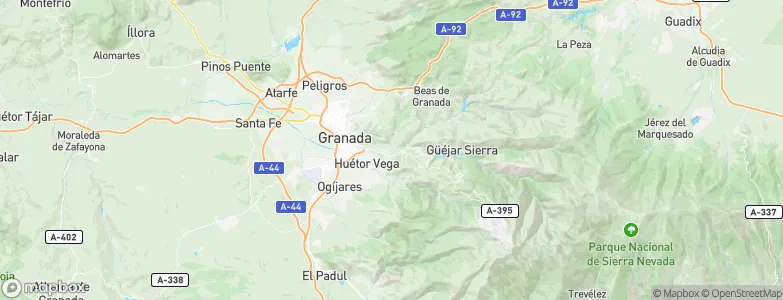Cenes de la Vega, Spain Map