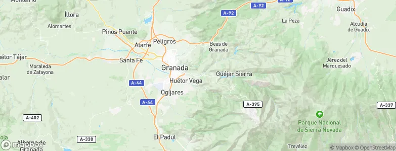 Cenes de la Vega, Spain Map