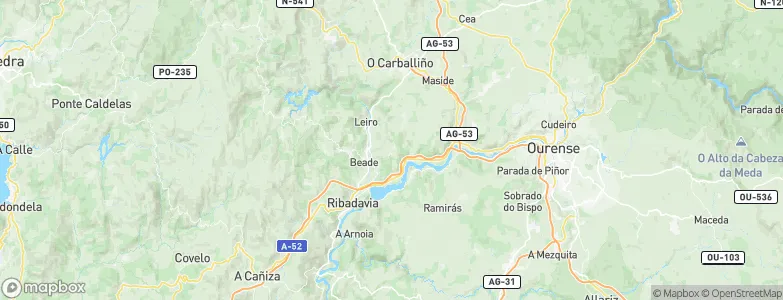 Cenlle, Spain Map