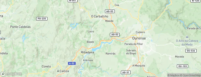 Cenlle, Spain Map