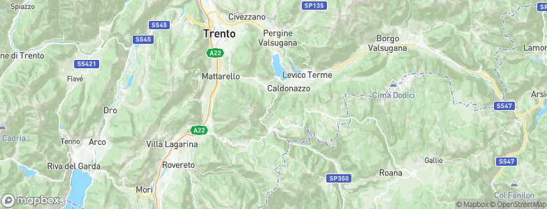 Centa San Nicolò, Italy Map