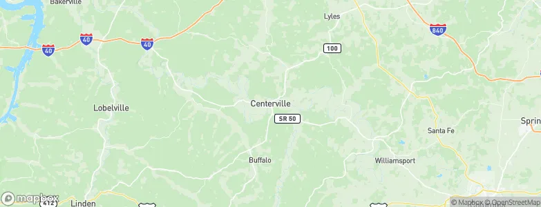 Centerville, United States Map