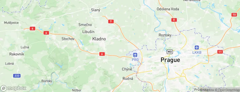 Central Bohemia, Czechia Map