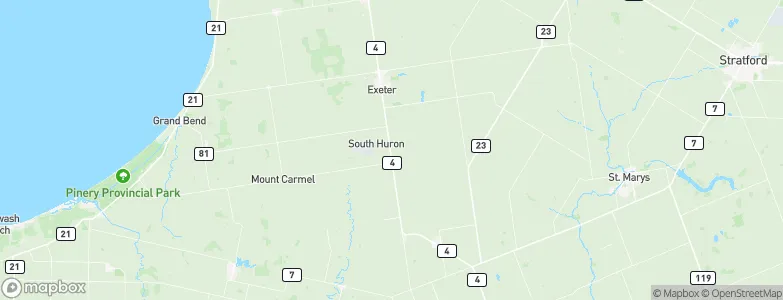 Centralia, Canada Map