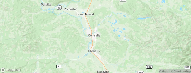 Centralia, United States Map
