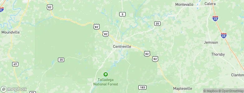 Centreville, United States Map