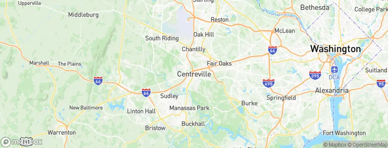 Centreville, United States Map