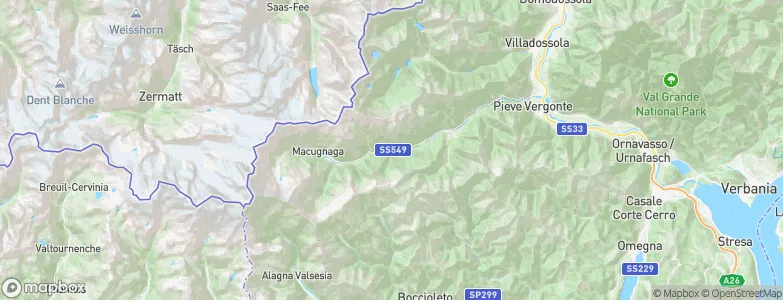 Ceppo Morelli, Italy Map