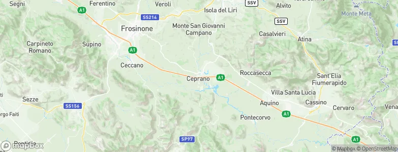 Ceprano, Italy Map