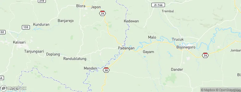 Cepu, Indonesia Map