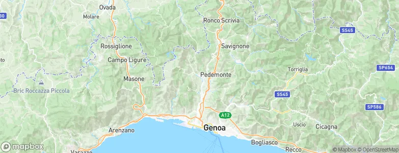 Ceranesi, Italy Map