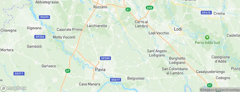 Ceranova, Italy Map