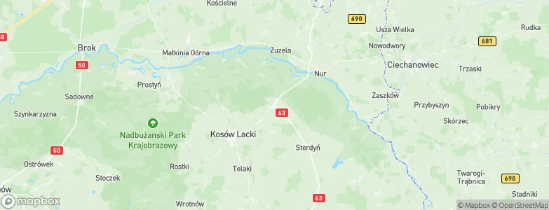 Ceranów, Poland Map