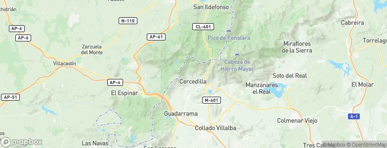 Cercedilla, Spain Map