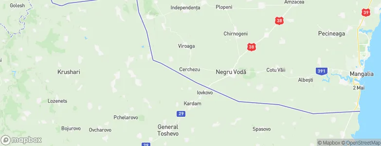 Cerchezu, Romania Map