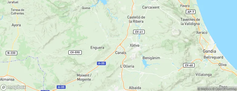Cerdà, Spain Map