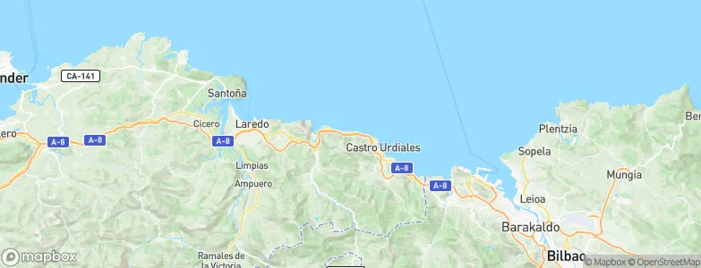 Cérdigo, Spain Map