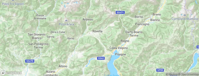 Cerete, Italy Map
