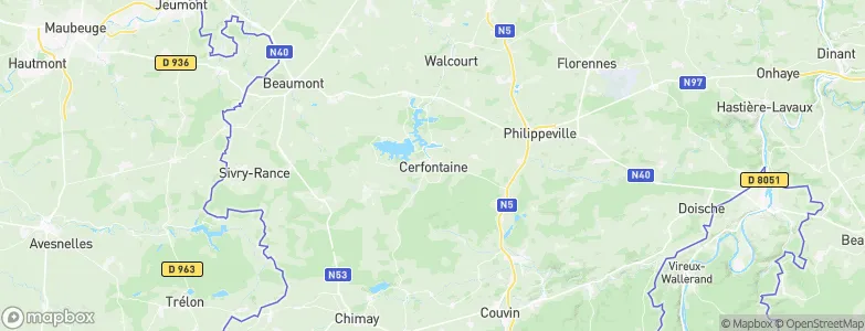 Cerfontaine, Belgium Map