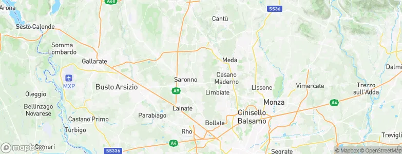 Ceriano Laghetto, Italy Map