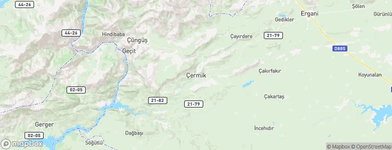 Çermik, Turkey Map