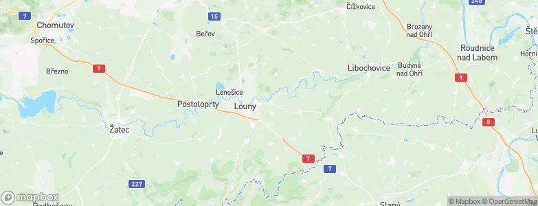 Černčice, Czechia Map