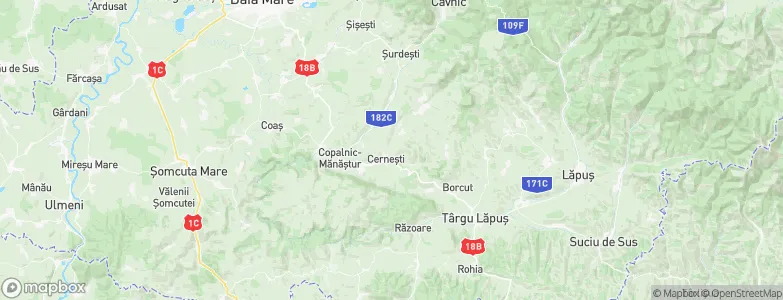Cerneşti, Romania Map